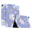 For Samsung Galaxy Tab A9+ Cartoon Pattern Cover PU Leather Smart Tablet Case - Space Rabbit - 1