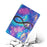 For Samsung Galaxy Tab A9 Case Card Holder Pattern Tablet Cover - 8-Shape Starry Sky - 4