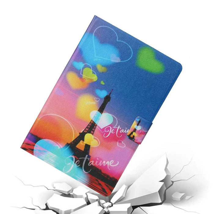 For Samsung Galaxy Tab A9 Case PU Leather Stand Tablet Cover - Tower - 4