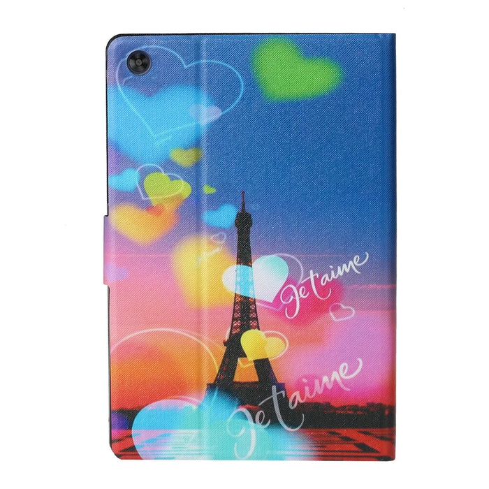 For Samsung Galaxy Tab A9 Case PU Leather Stand Tablet Cover - Tower - 7