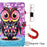 For Samsung Galaxy Tab A9 Case Pattern Printing Stitching Leather Tablet Cover - Owl - 7