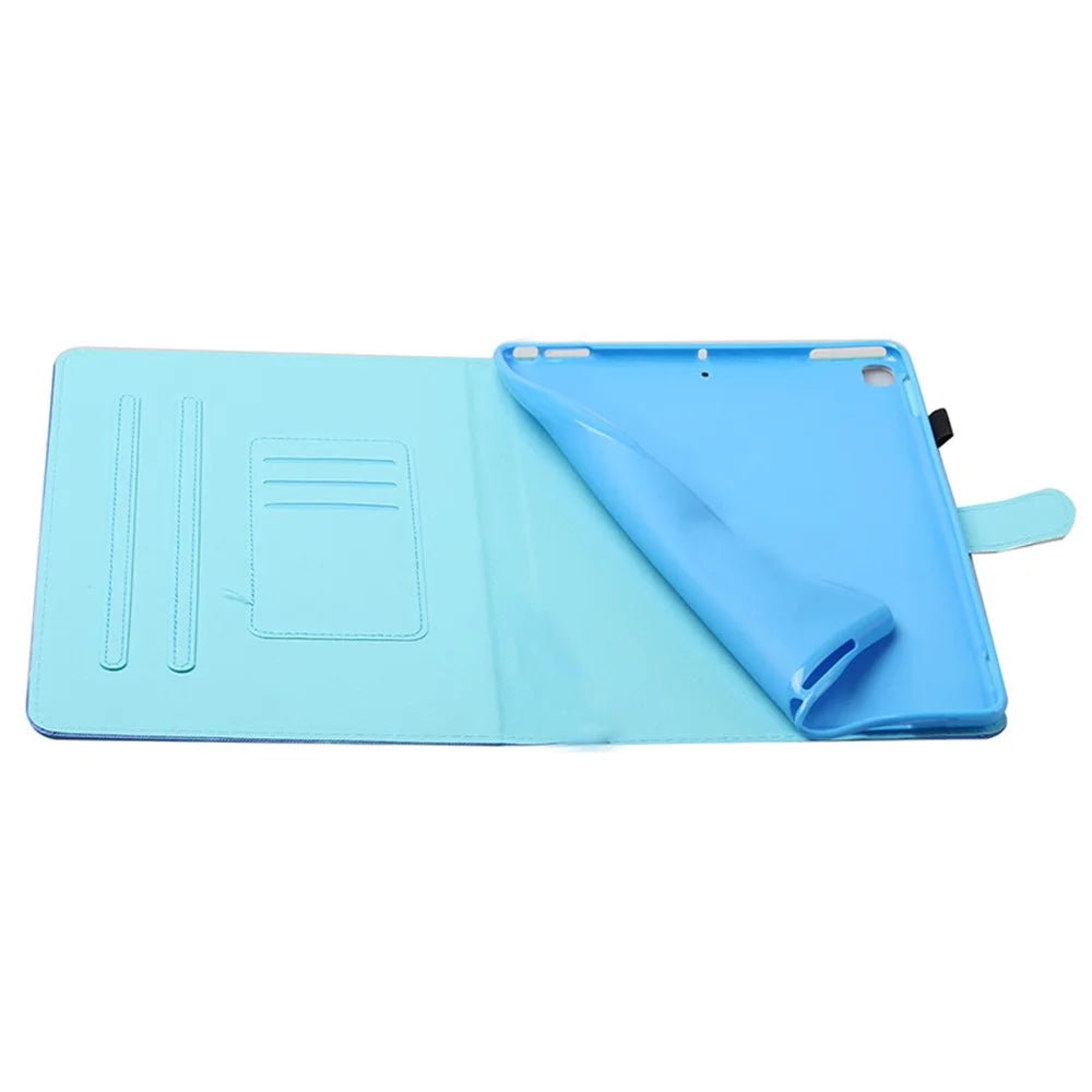 For Samsung Galaxy Tab A9+ Case Card Holder Tablet Stand Cover - Sunflower - 4
