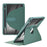 For Samsung Galaxy Tab S9+ / Tab S9 FE+ Case PC+TPU+PU Leather Stand Tablet Cover - Green - 1