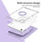 For iPad mini (2024) / mini (2021) Case PU Leather+Acrylic Stand Detachable Tablet Cover - Purple - 6