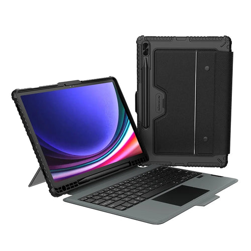 NILLKIN For Samsung Galaxy Tab S9+ Protective Cover with Detachable Backlit Bluetooth-compatible Keyboard - 1
