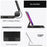 For iPad Pro 12.9 (2020) / (2021) / (2022) Magnetic Floating Bluetooth-compatible Keyboard + Leather Tablet Case - 3