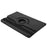 For Samsung Galaxy Tab A9+ Case Litchi Texture PU Leather+PC Flip Cover with 360 Degree Rotating Stand and Elastic Band Closure - Black - 5