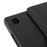 For Samsung Galaxy Tab A9+ Case Litchi Texture PU Leather+PC Flip Cover with 360 Degree Rotating Stand and Elastic Band Closure - Black - 6