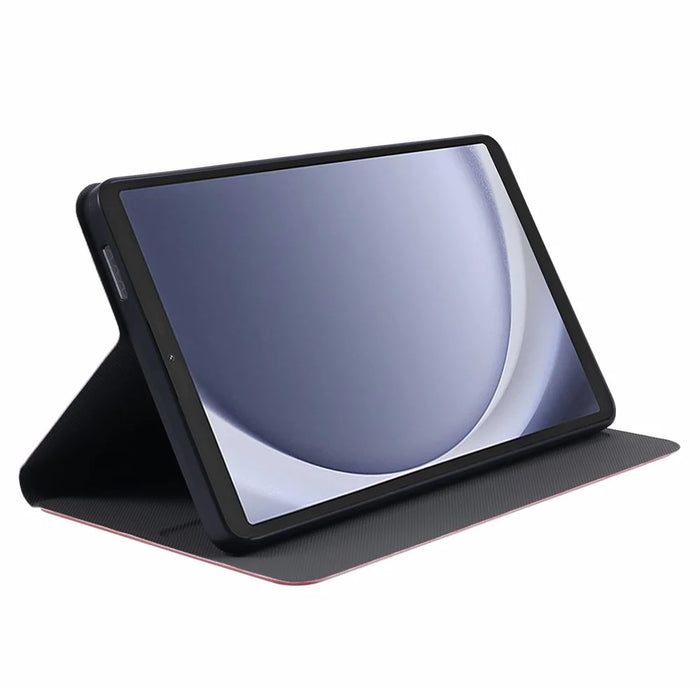 For Samsung Galaxy Tab A9 Tablet Case Anti-Drop PU Leather Flip Cover - Red - 5