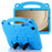 For Samsung Galaxy Tab A9+ Case Kickstand Hand Grip Cartoon Panda Tablet Cover - Blue - 1