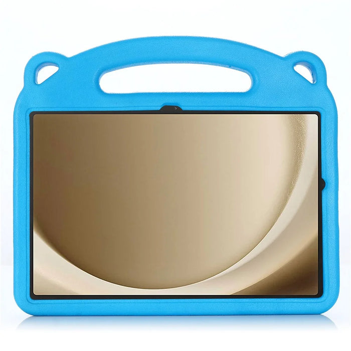 For Samsung Galaxy Tab A9+ Case Kickstand Hand Grip Cartoon Panda Tablet Cover - Blue - 3