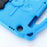For Samsung Galaxy Tab A9+ Case Kickstand Hand Grip Cartoon Panda Tablet Cover - Blue - 7