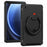 For Samsung Galaxy Tab A9+ Case Rotary Kickstand PC + TPU Tablet Cover - Black - 2