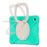 For Samsung Galaxy Tab A9+ Case PC+Silicone Tablet Cover with Rotating Kickstand - Mint Green - 3