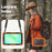 For Samsung Galaxy Tab A11 / A9 Case Kickstand Tablet Cover with Shoulder Strap - Orange - 3