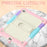 For Samsung Galaxy Tab A9+ (SM-X210 / X215 / X216) Defender Case Kickstand Tablet Cover with Shoulder Strap - Colorful Pink - 5
