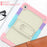 For Samsung Galaxy Tab A9+ (SM-X210 / X215 / X216) Defender Case Kickstand Tablet Cover with Shoulder Strap - Colorful Pink - 7