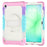 For Samsung Galaxy Tab A11+ / A9+ Case Kickstand Armor Defender Tablet Cover with Shoulder Strap - Colorful Pink - 2