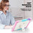 For Samsung Galaxy Tab A11+ / A9+ Case Kickstand Armor Defender Tablet Cover with Shoulder Strap - Colorful Pink - 5