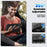For Samsung Galaxy Tab S9 FE+ SM-X610 SM-X616B PC+Silicone Tablet Cover with Kickstand - Black+Black - 7