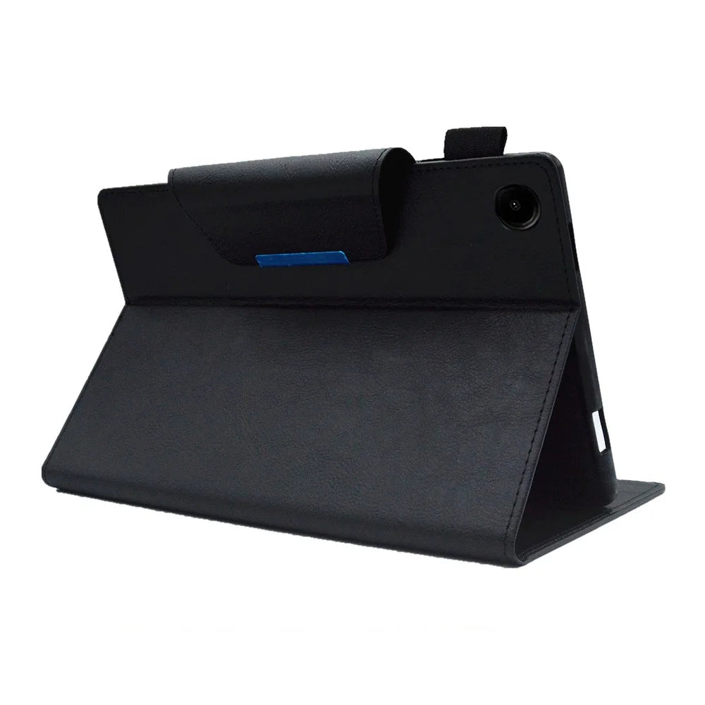 For Samsung Galaxy Tab A11+ / A9+ X210 / X215 / X216B Leather Case Stand Tablet Cover Wake / Sleep Enabled - Black - 3