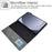 For Samsung Galaxy Tab A11 / A9 X110 / X115 PU Leather Case Smart Flip Protective Tablet Cover - Grey - 4