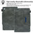 For Samsung Galaxy Tab A11 / A9 X110 / X115 PU Leather Case Smart Flip Protective Tablet Cover - Grey - 6