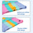 For Samsung Galaxy Tab A9+ X210 / X215 / X216 Silicone Case Kickstand Tablet Cover with Lanyard - Colorful Pink - 7