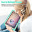 For Samsung Galaxy Tab A9 Tablet Case Anti-drop Kickstand PC+Silicone Protective Cover - Mint Green - 7