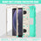 For Samsung Galaxy Tab A9 Tablet Case Anti-drop Kickstand PC+Silicone Protective Cover - Mint Green - 4