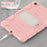 For Samsung Galaxy Tab A9+ Tablet Case Shockproof PC+Silicone Protective Cover with Kickstand - Cherry Blossoms Pink - 5