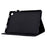 For Lenovo Tab M10 (Gen 3) Case PU Leather Tablet Cover with Card Holder - Black - 3