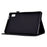 For Lenovo Tab M9 TB-310FU Case Rhombus Imprinted Stand Leather Tablet Cover - Black - 3