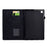 For Samsung Galaxy Tab A8 10.5 (2021) X200 X205 / (2022) Case Card Holder Tablet Leather Cover - Black - 2