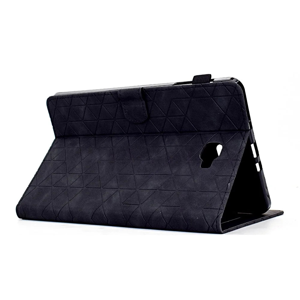 For Samsung Galaxy Tab A 10.1 (2016) T580 T585 Case Card Slots Full Protection Tablet Cover - Black - 4