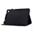For Samsung Galaxy Tab A 10.1 (2019) T510 T515 Case Rhombus Imprinted Leather Tablet Cover - Black - 3