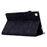For Samsung Galaxy Tab A 10.1 (2019) T510 T515 Case Rhombus Imprinted Leather Tablet Cover - Black - 4
