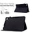 For Samsung Galaxy Tab A 10.1 (2019) T510 T515 Case Rhombus Imprinted Leather Tablet Cover - Black - 7