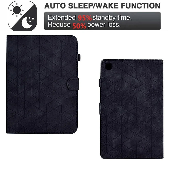 For Samsung Galaxy Tab S6 Lite (2024) / S6 Lite (2022) / S6 Lite (2020) SM-P610 P615 Case PU Leather Tablet Cover - Black - 6