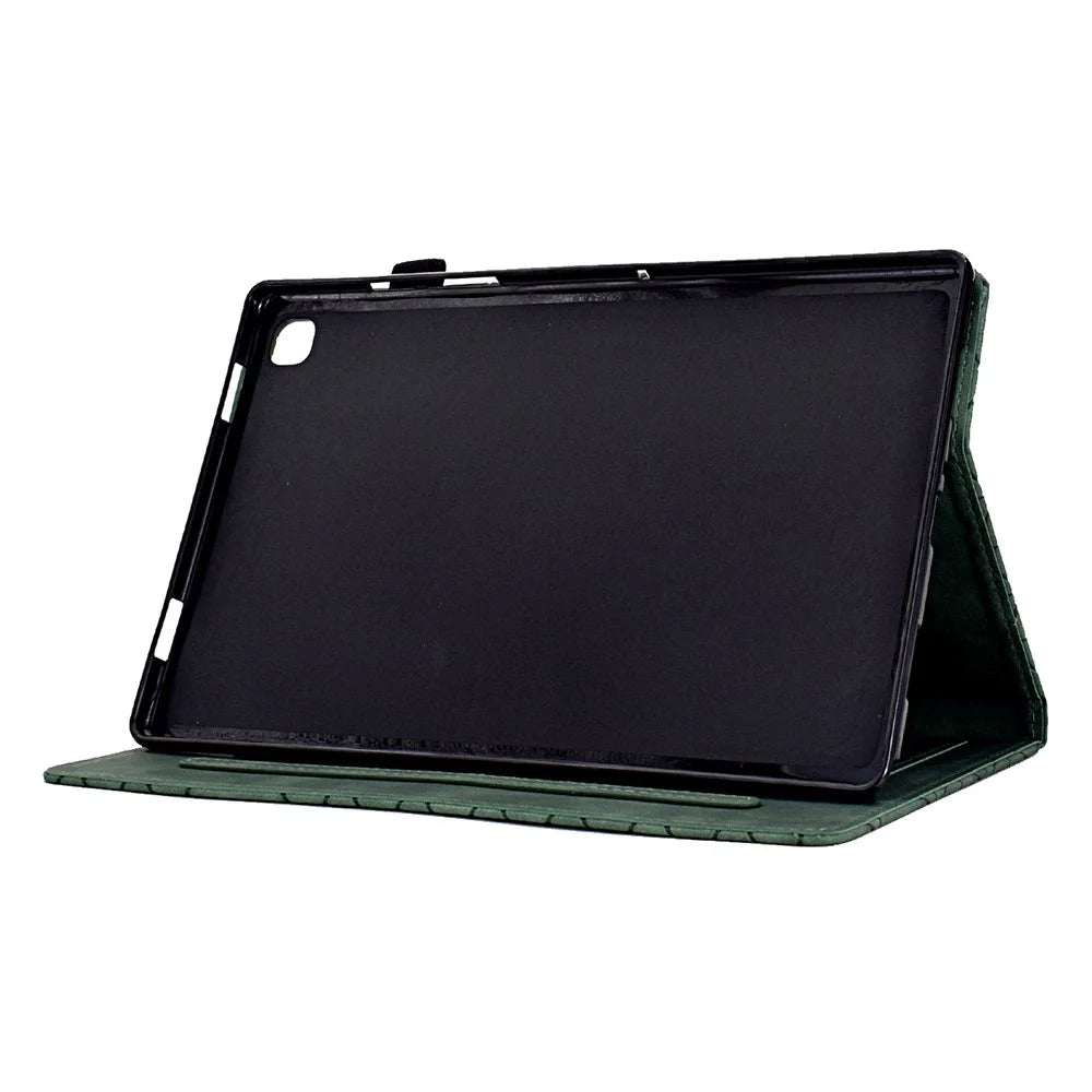For Samsung Galaxy Tab A7 Lite 8.7-inch T220 / T225 Shockproof Case Auto Wake / Sleep PU Leather Stand Cover - Green - 3