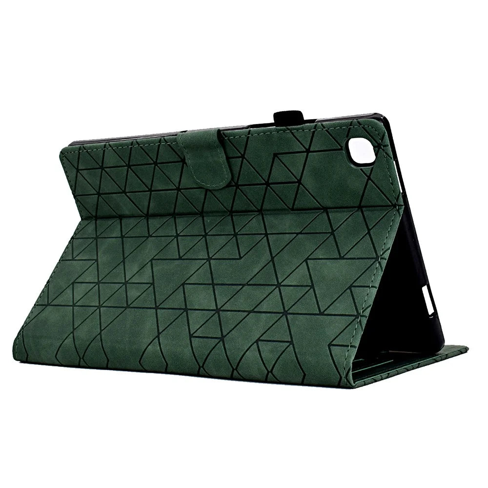 For Samsung Galaxy Tab A7 Lite 8.7-inch T220 / T225 Shockproof Case Auto Wake / Sleep PU Leather Stand Cover - Green - 4