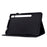 For Samsung Galaxy Tab S8 X700 X706 / Tab S7 T870 T875 Case Pattern Imprinted PU Leather Tablet Cover - Black - 3