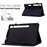 For Samsung Galaxy Tab S8 X700 X706 / Tab S7 T870 T875 Case Pattern Imprinted PU Leather Tablet Cover - Black - 6