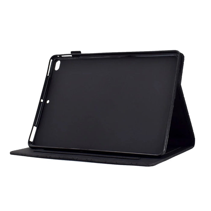 For iPad Mini / Mini 2 / mini 3 / mini 4 / mini (2019) 7.9 inch Case Pattern Imprinted PU Leather Tablet Case - Black - 3