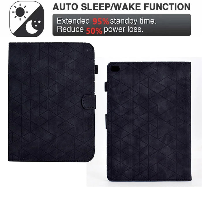 For iPad Mini / Mini 2 / mini 3 / mini 4 / mini (2019) 7.9 inch Case Pattern Imprinted PU Leather Tablet Case - Black - 6