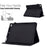 For iPad Mini / Mini 2 / mini 3 / mini 4 / mini (2019) 7.9 inch Case Pattern Imprinted PU Leather Tablet Case - Black - 7