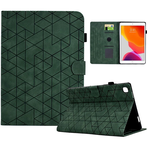 For iPad 10.2 (2019) / (2020) / iPad Air 10.5 inch (2019) / iPad Pro 10.5-inch (2017) Case PU Leather Shockproof Tablet Cover - Green - 1