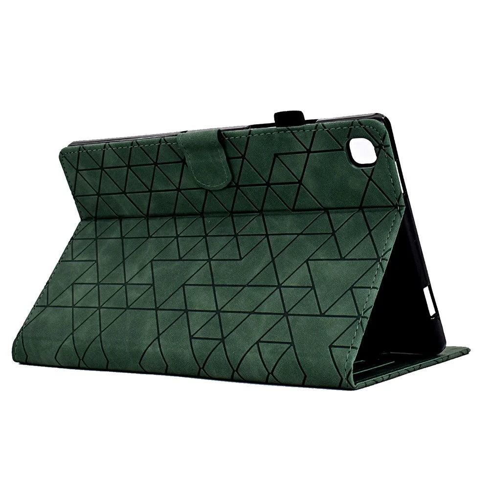 For iPad 10.2 (2019) / (2020) / iPad Air 10.5 inch (2019) / iPad Pro 10.5-inch (2017) Case PU Leather Shockproof Tablet Cover - Green - 4