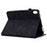 For iPad (2025) / 10.9 (2022) Case Card Slot Pattern Imprinted PU Leather Tablet Cover - Black - 4