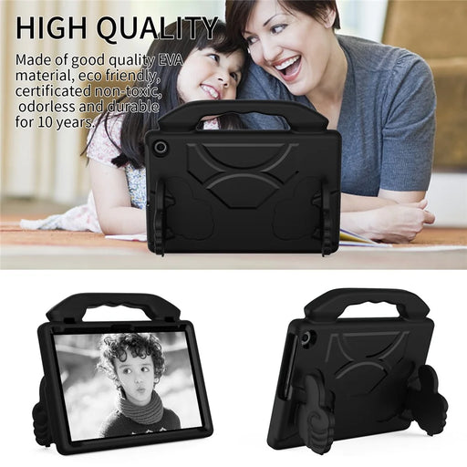 For Amazon Fire Max 11 Kidproof Case Thumbs Up Kickstand EVA Tablet Cover - Black - 2